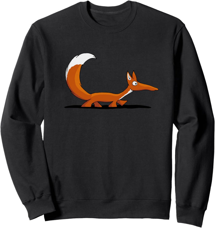Lässiger süsser Comic Fuchs Sweatshirt