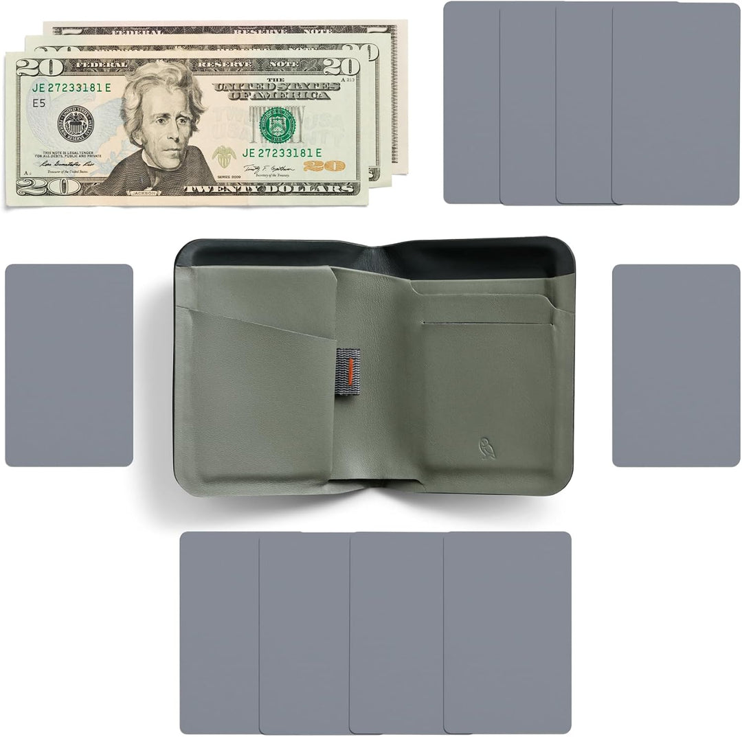 Bellroy Apex Note Sleeve – (Vorgeformte Leder-Brieftasche, RFID-Schutz) - Everglade, Everglade
