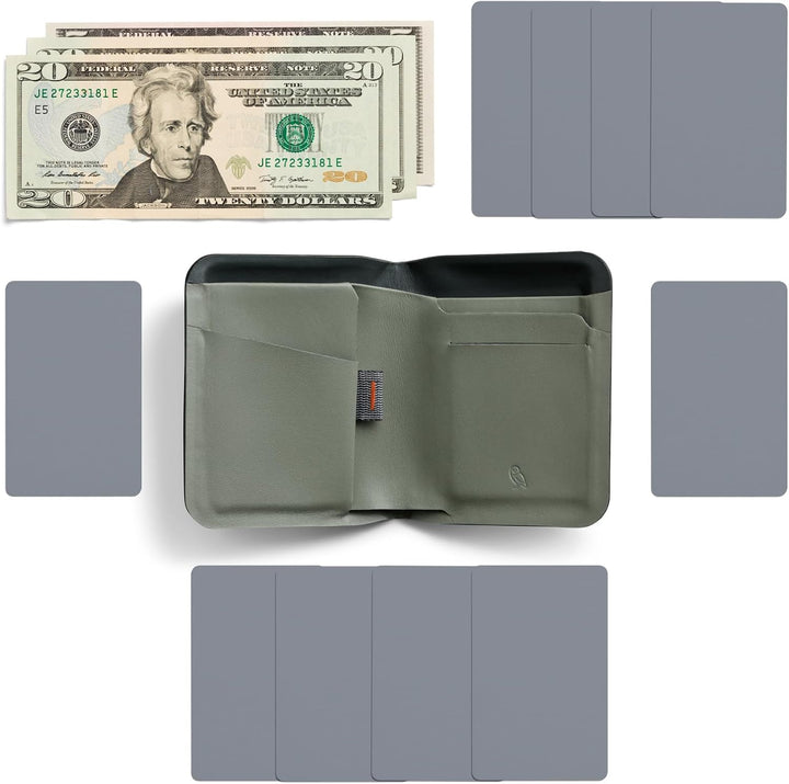 Bellroy Apex Note Sleeve – (Vorgeformte Leder-Brieftasche, RFID-Schutz) - Everglade, Everglade