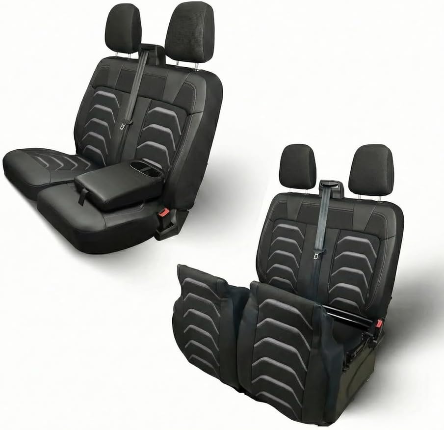Autositzbezüge Universal 2+1 für Transit Custom (2015-2023) – Premium Vordersitze Auto Sitzbezug aus
