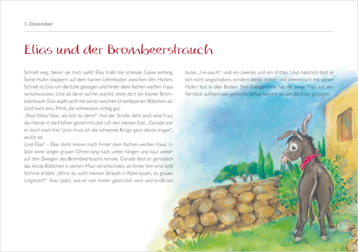 Elias auf dem Weg nach Bethlehem. Ein Folien-Adventskalender zum Vorlesen und Gestalten eines Fenste