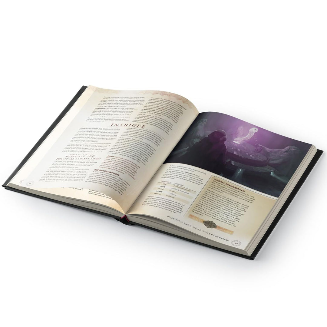 Generisch Dune RPG House Atreides Collectors Edition Rulebook