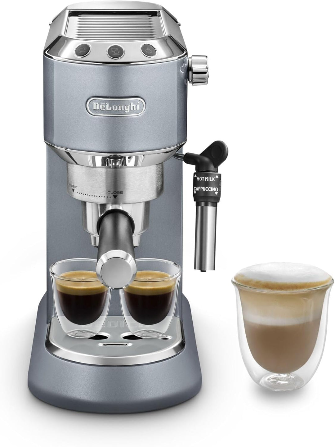 Delonghi Coffeemachine EC785 AE DelonghiAE AE metallic with Cappuccinatore (EC785.AE)