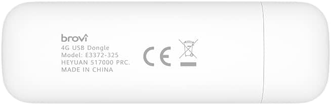 BROVI Modem Cat 4 Dongle, kabellos, Schnellzugriff, LTE/HSPA+/HSPA/UMTS, weiss