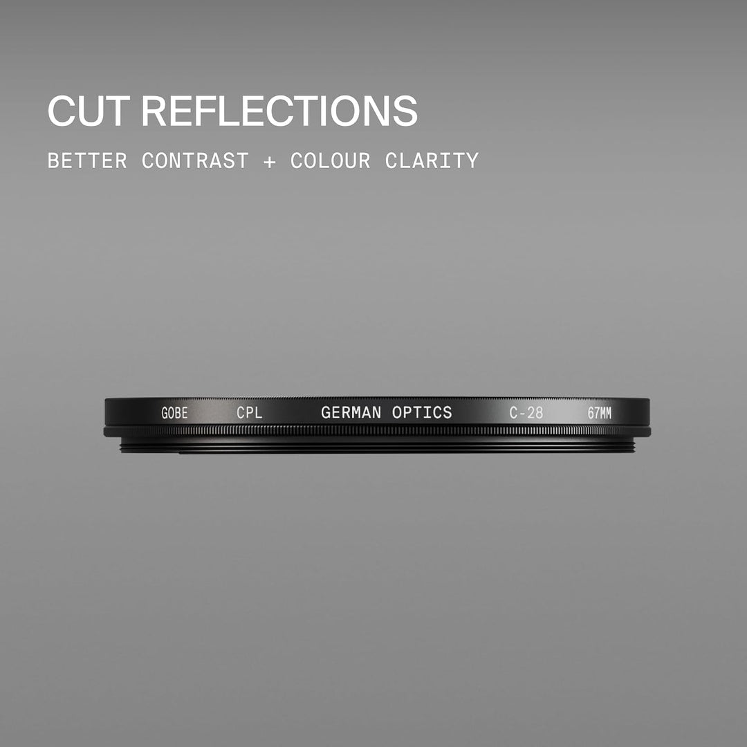 Gobe 72 mm Polfilter (Polarisationsfilter) CPL (3Peak) 72mm, 72mm
