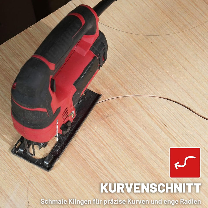 EZARC 36tlg Stichsägeblätter Set Für Holz, T Schaft Stichsägeblätter Und Aufbewahrungskoffer, Mit Ve