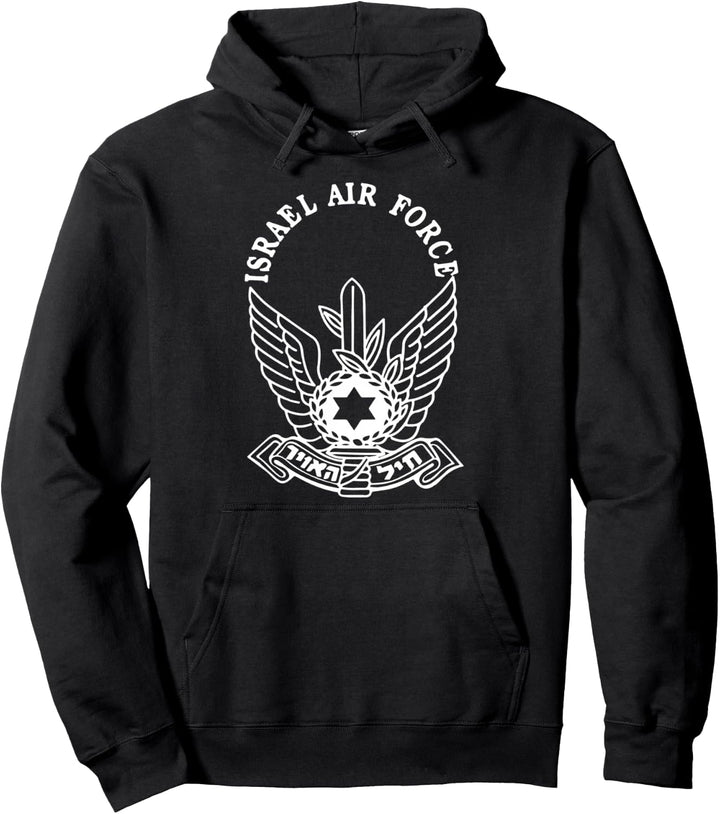 Israel Air Force Gift Vintage Israeli Defense Jewish Pride Pullover Hoodie