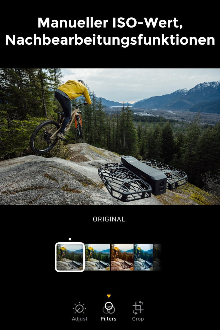 X1 PRO Action Cam 4K, drohne mit Kamera mit über 10 vollautomatischen Flugmodi, 42 KM/H Verfolgungsg