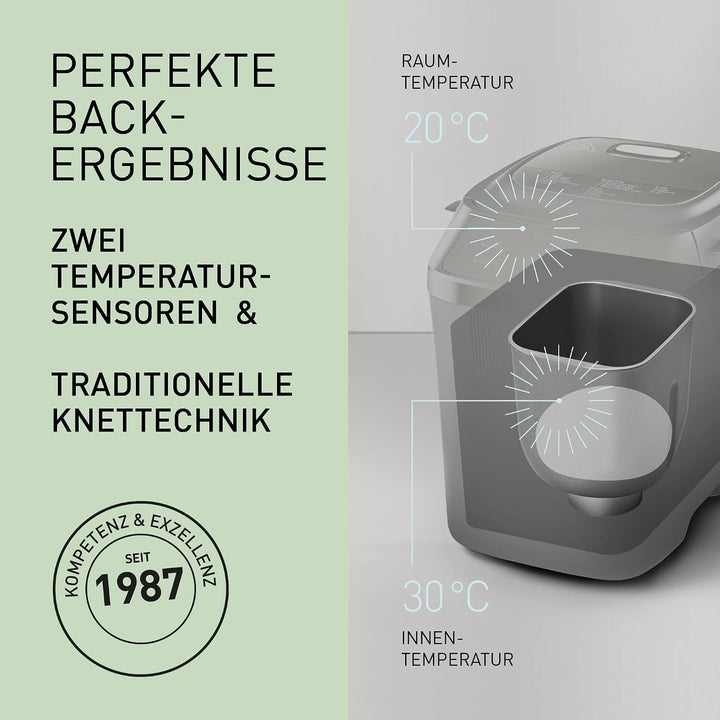 Panasonic SD-PN100KXE Mini Brotbackautomat – Kompakter Brotbackmaschine mit 18 Automatikprogrammen,