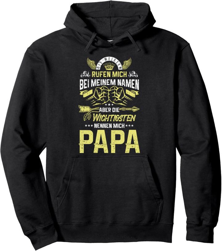 Die Meisten Rufen Mich Papa Vatertag Spruch - Geschenk Pullover Hoodie