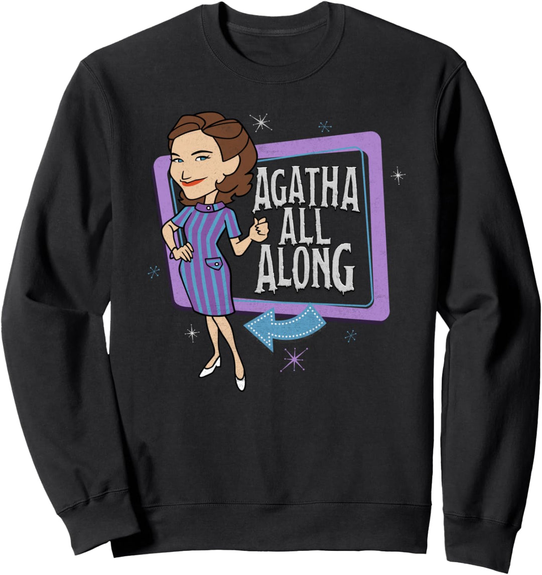 Marvel WandaVision Agatha All Along Retro Sweatshirt