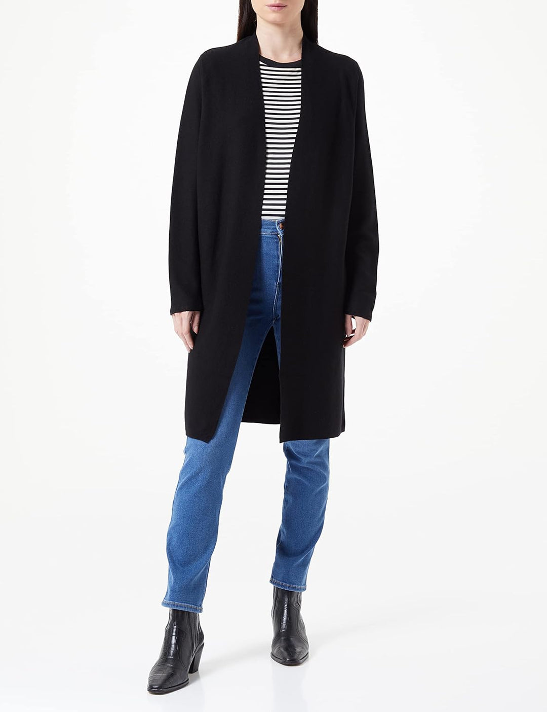 Comma Damen Strickjacke 38 9999 Schwarz, 38 9999 Schwarz