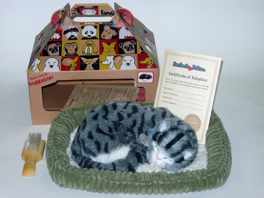 Perfect Petzzz Katze, Plüsch, Gray Tabby The Breathing Puppy