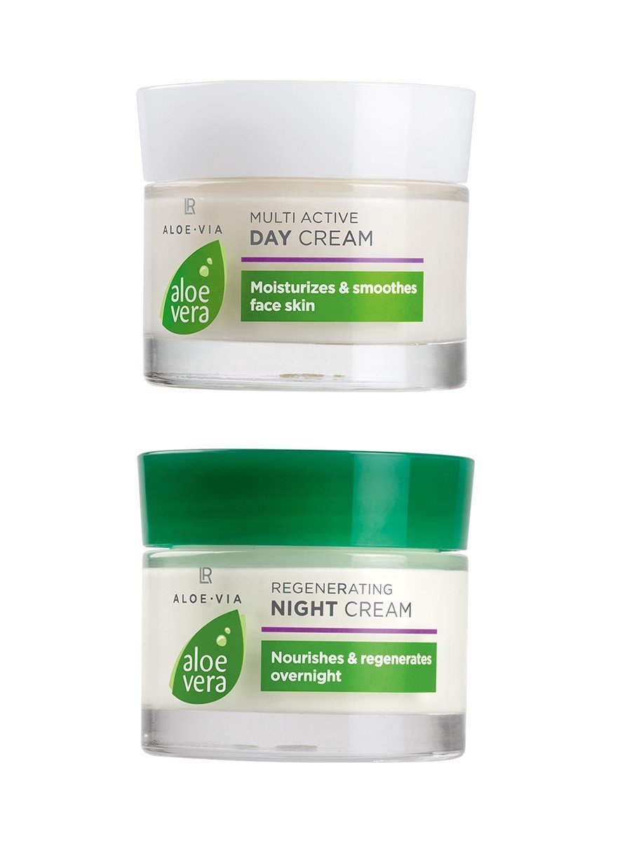 L r aloe vera set mit tages und nachtcreme