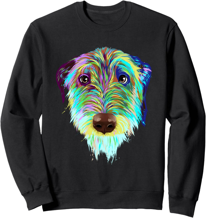 Splash Hund Irischer Wolfshund Sweatshirt