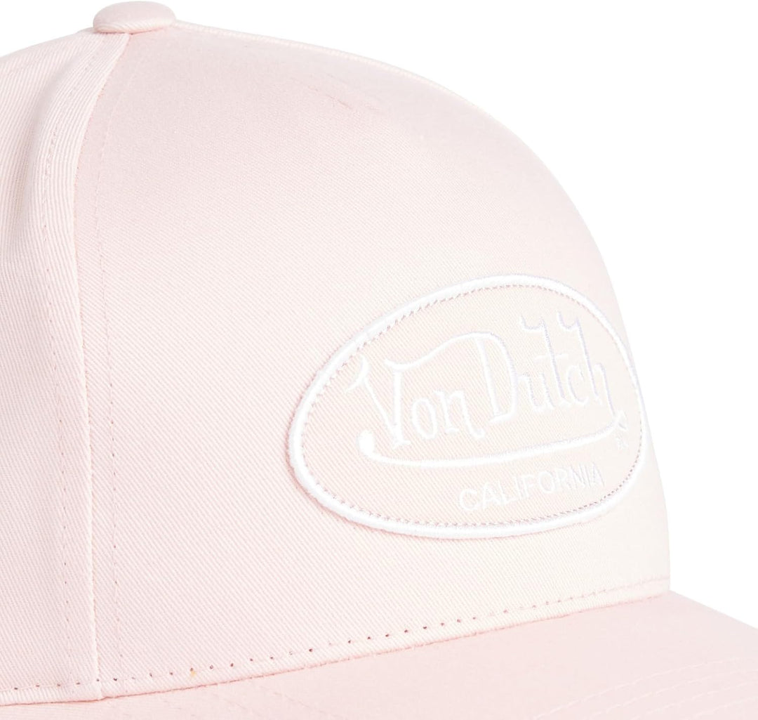 Cap Herren Luftiges Netzgewebe, Tracker Kappe Herren, Perfekter Halt, Atmungsaktiv, Rosa/Weiss, Einh