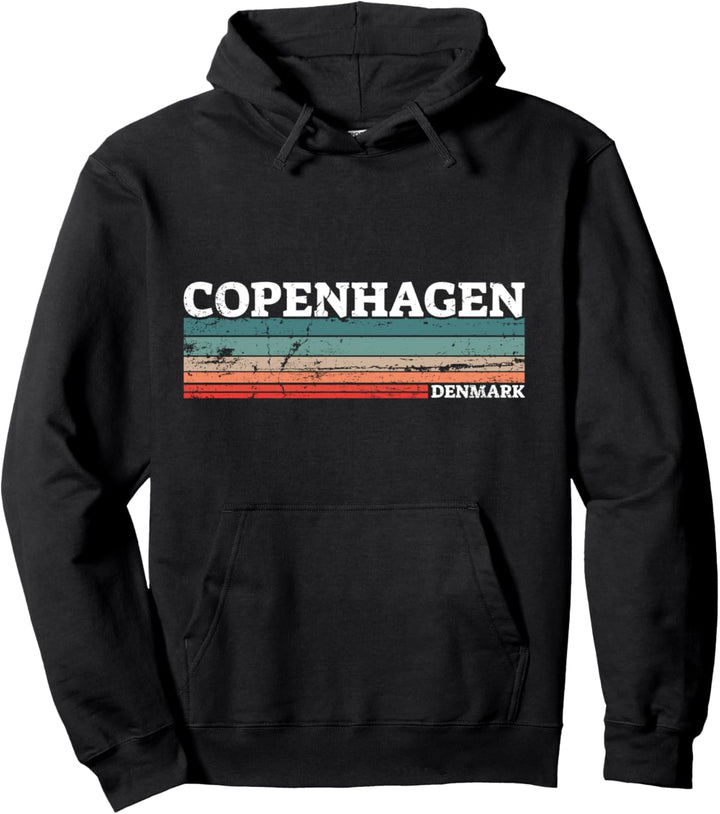 Copenhagen Denmark Vintage Dänische Retro Däne Pullover Hoodie