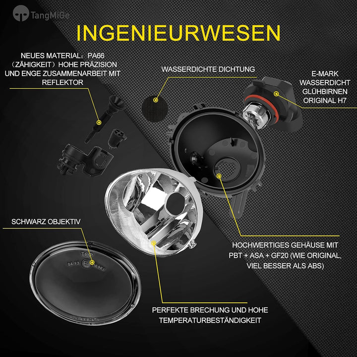 TangMiGe Nebelscheinwerfer für BMW (F20 F21 F22 F23 F30 F31 F32 F33 F34 F36 F45 F46, Active Gran Tou