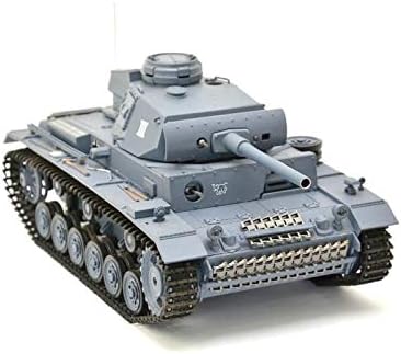RC Panzer "Kampfwagen III" 1:16 Heng Long -Rauch&amp;Sound - mit Stahlgetriebe und 2,4Ghz Fernsteuerung