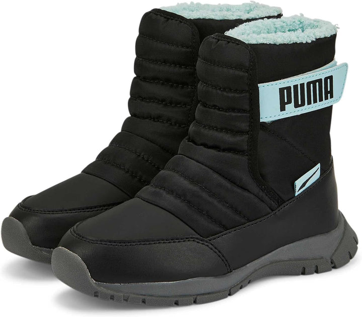 PUMA Unisex Kinder Nieve Boot WTR Ac Ps Sneaker 29 EU Puma Black Puma Black, 29 EU Puma Black Puma B