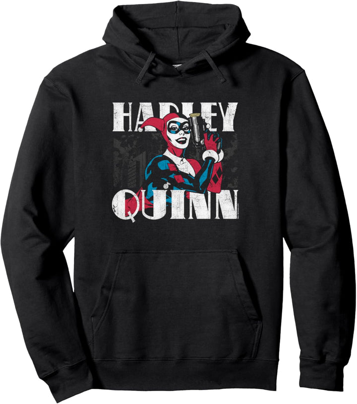 Harley Quinn Bold Pullover Hoodie