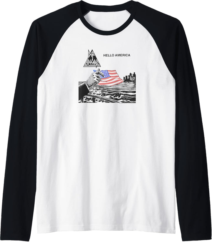 Def Leppard - Hello America Raglan