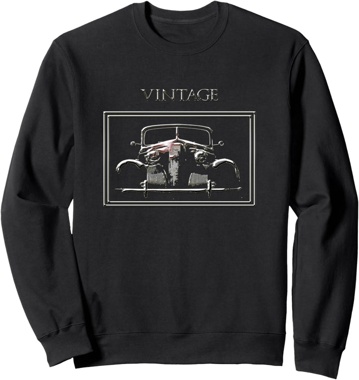 Vintage Grafik Auto Cool Metal Herren Sweatshirt
