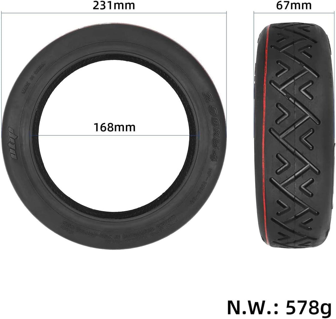 myBESTscooter - 250x54 Schlauchlose Reifen für Xiaomi 4 Elektroroller Felge Gummireifen Ersatzroller