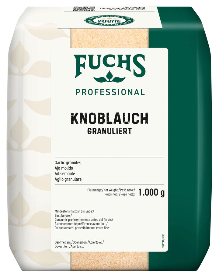 Fuchs Professional - Knoblauch granuliert | 1 kg im grossen Beutel