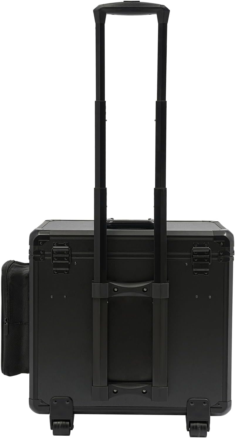 Mobile Fusspflegekoffer Höhe 91cm Grosse Kapazität Fusspflege Trolley Kosmetikkoffer Multikoffer mit