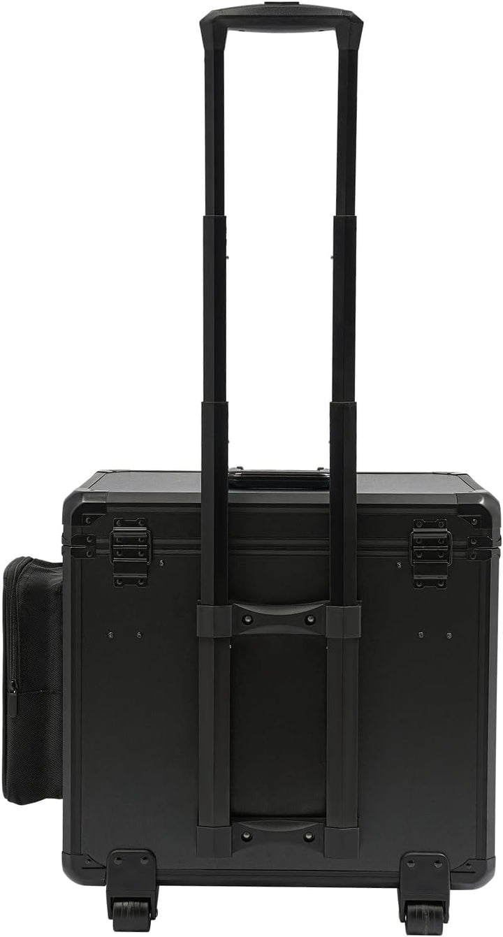 Mobile Fusspflegekoffer Höhe 91cm Grosse Kapazität Fusspflege Trolley Kosmetikkoffer Multikoffer mit