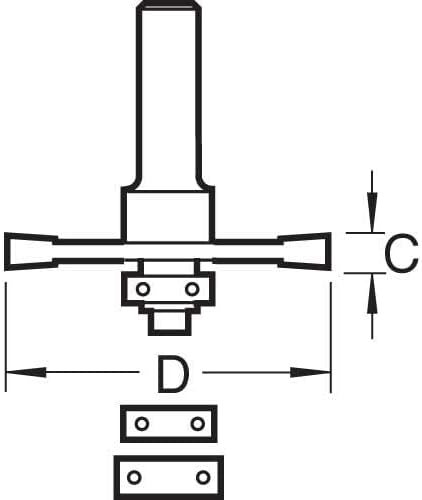 Trend - Flachdübelfräse gesetzt - TR35X1/2TC