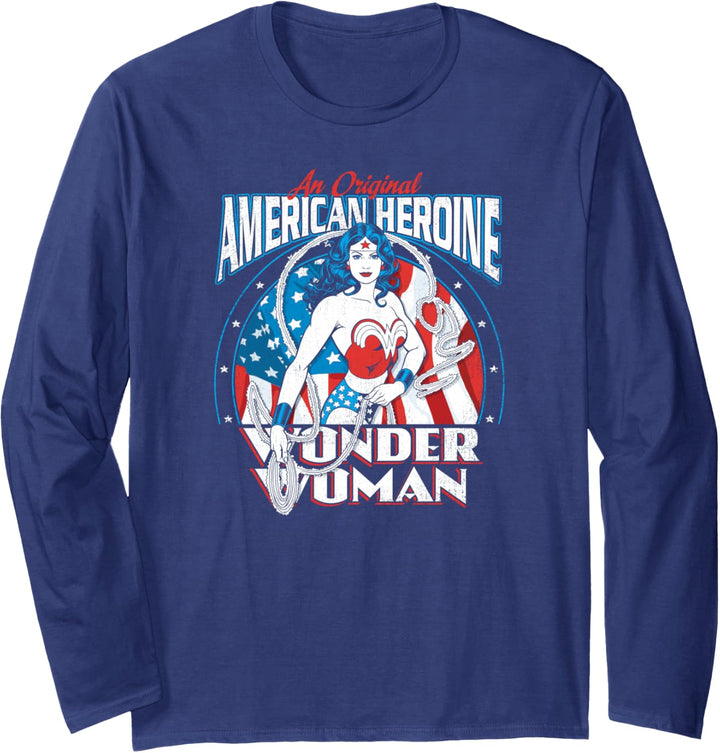 Wonder Woman American Heroine Langarmshirt