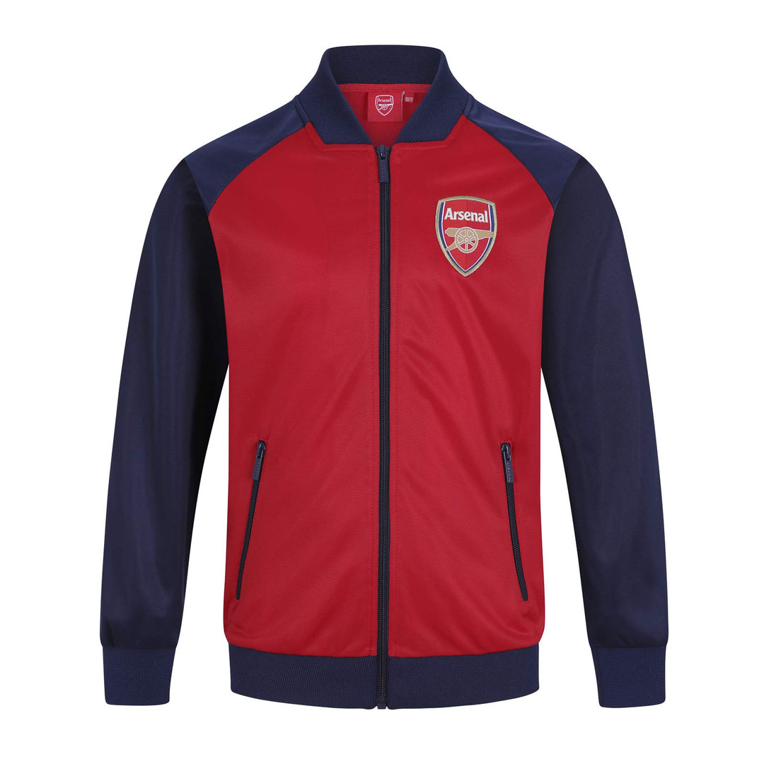 Arsenal FC - Jungen Trainingsjacke im Retro-Design - Offizielles Merchandise - Geschenk für Fussball