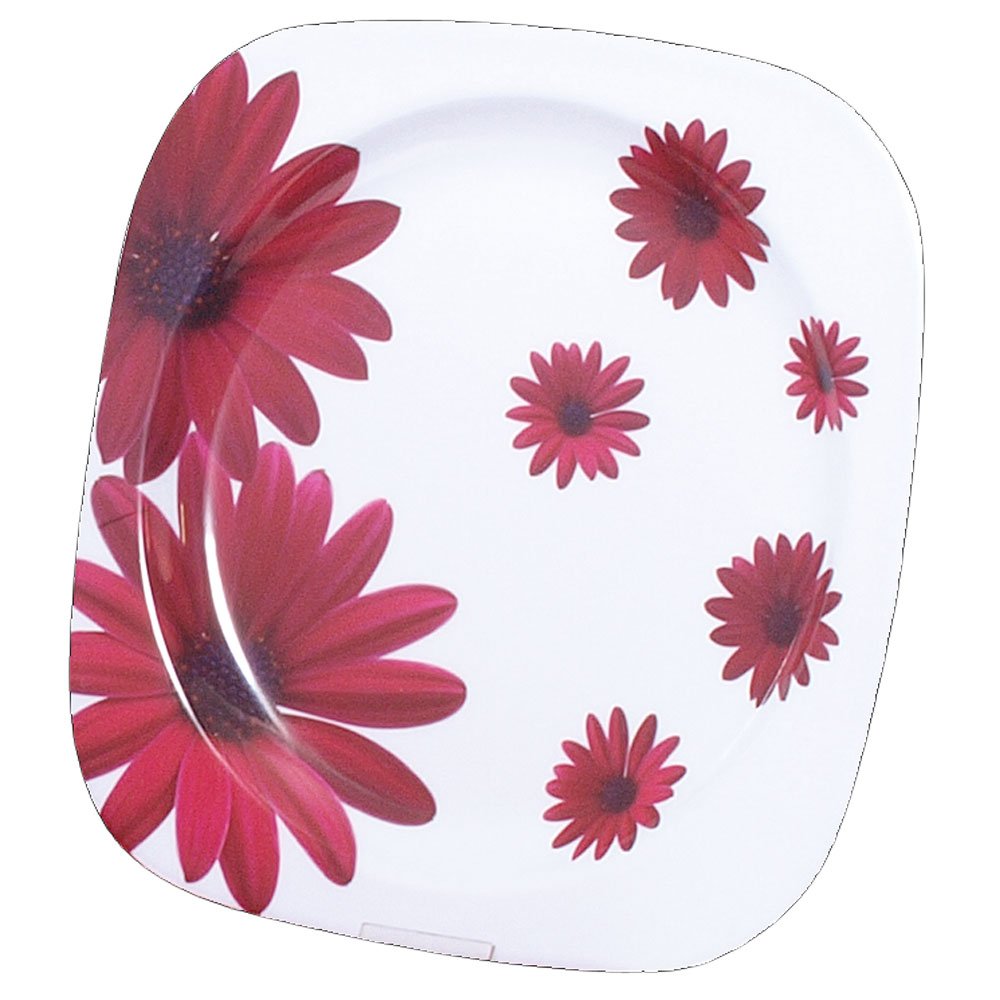 Camp 4 Tellerset Red Flower 2 Teilig, rot/weiss, 917011