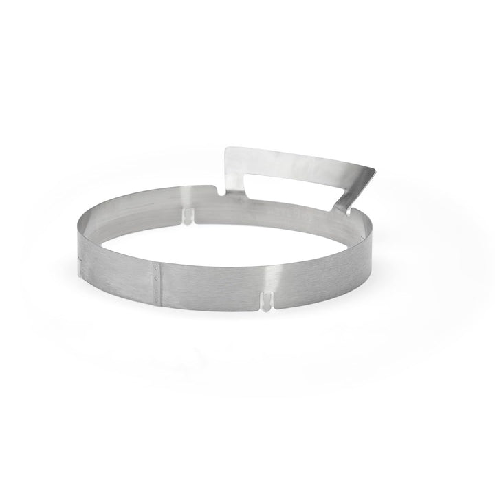 De Buyer Stander für Wok, Edelstahl, Silber, 27.9 x 20.1 x 10.9 cm