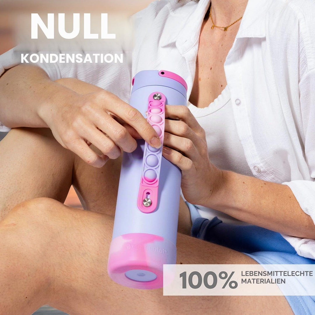 Elemental Iconic Isolierte Wasserflasche 590ml - Lilac Tie Dye 590 ml Lilac Tie Dye, 590 ml Lilac Ti
