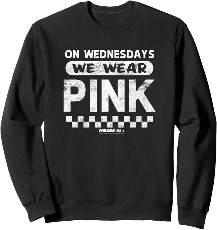 Gemeine Mädchen tragen wir Rosa kariert Sweatshirt