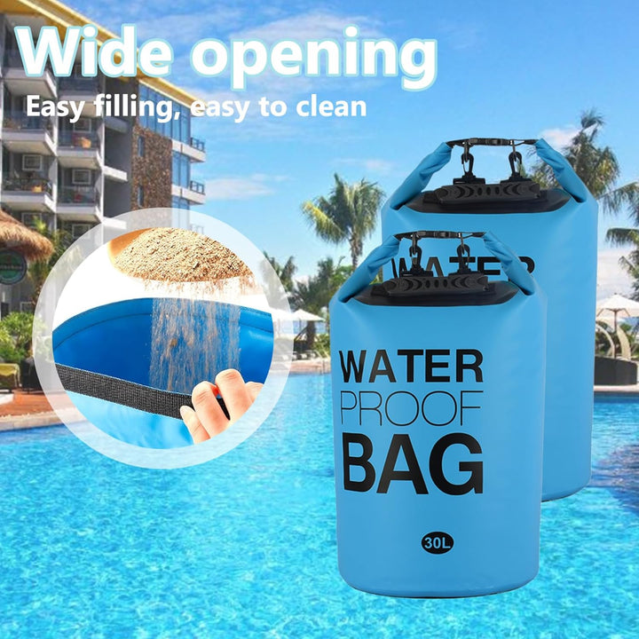 Pineeseatile Pool Leiter Gewichte 2pcs 30l Pool Schritt Gewichte wasserdicht 500D PVC Pool Sandbeute