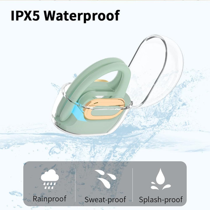 SLuB Offenes Ohr Bluetooth-Headset, kabelloses Bluetooth-Sport-Headset, Luftleitung, Bluetooth 5.3,