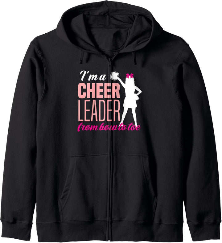 Lustiges Cheerleading Cheerleader Kapuzenjacke
