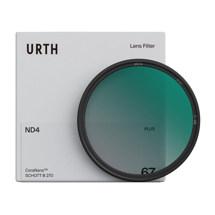 Urth 77 mm Graufilter ND4 (2 Stop) ND Filter (Plus) 77mm, 77mm
