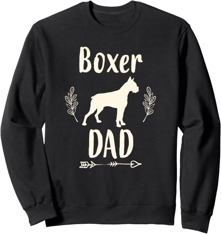 Boxer Hund Geschenke für Männer Boxer Papa Geschenk Boxer Sweatshirt