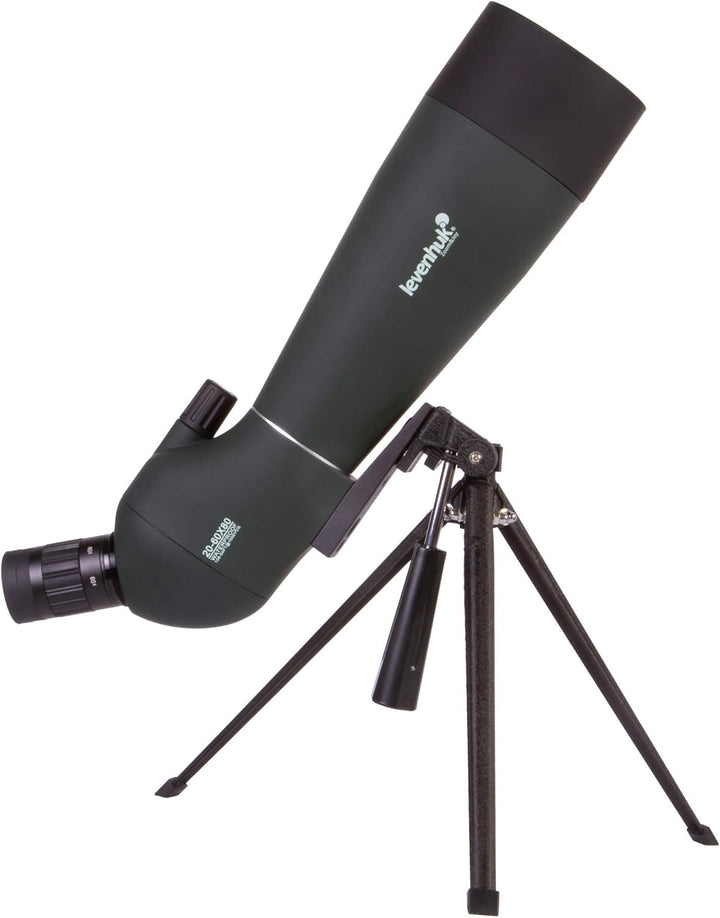 Levenhuk Blaze Base 80 Tragbares Spektiv mit BK-7-Glasoptik, Metall-Tischstativ und Tasche zur Beoba