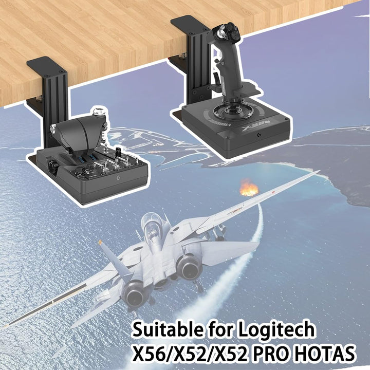Desk Mount Compatible with Thrustmaster T - Flight Hotas One, T - Flight Hotas 4, T - Flight Hotas X