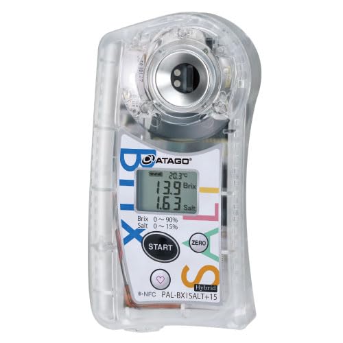 ATAGO Brix-Salt Meter PAL-BX|SALT+15 (with Silicon Cover, no Batteries)