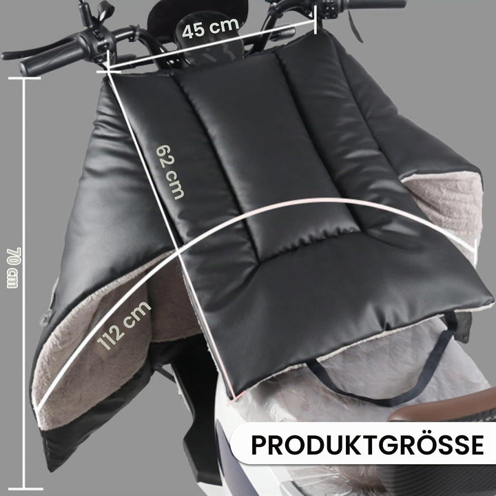 FINEVERNEK Beinschutz für Motorroller, Motorrad beinschutzdecke Roller Winter mit Lenker Handschuhe,