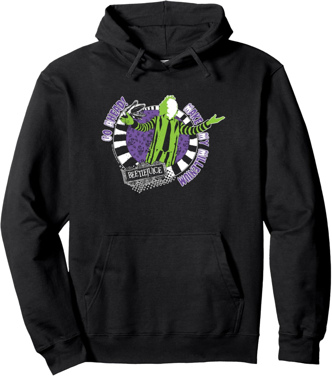 Beetlejuice Go Ahead Pullover Hoodie