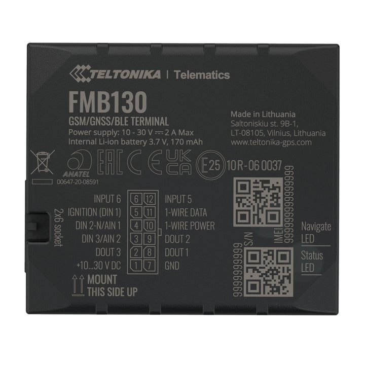 Teltonika FMB130 GPRS/GNSS Tracker (FMB130BSXW01)