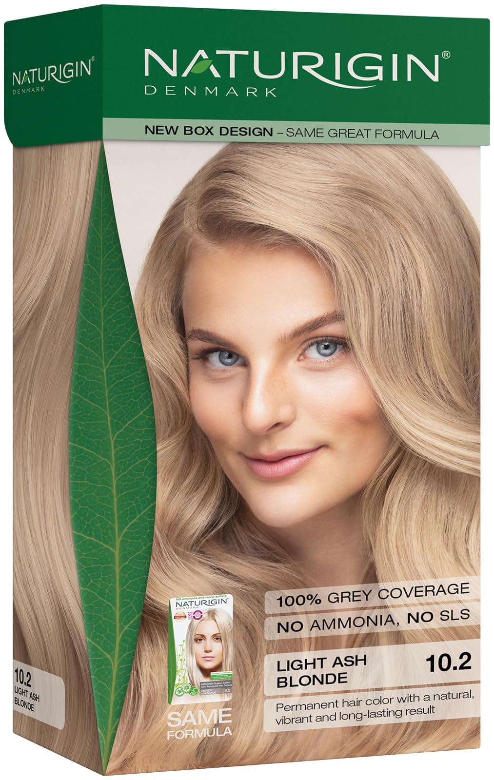 Helles Aschblond 10.2 permanente Haarfabe mit natürlichen Inhaltsstoffen - Ohne Ammoniak Lightest Bl
